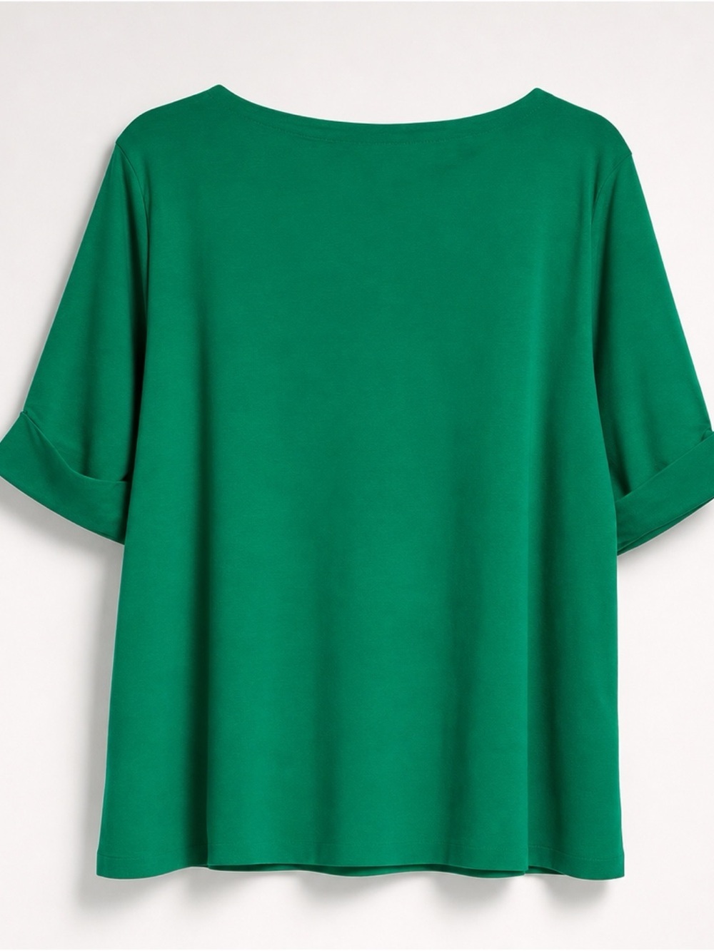 Karen Scott Bright Green Short Sleeve Knit Top - Picture 3 of 7